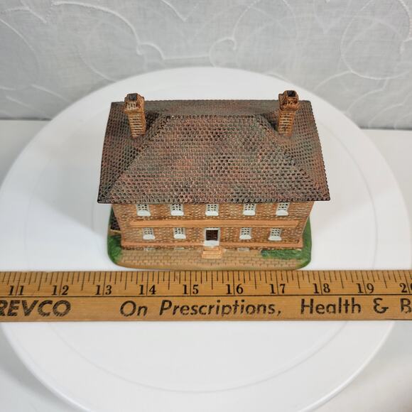 Lang & Wise Colonial Williamsburg George Wythe House Ceramic Figurine 28489704 - Picture 6 of 12